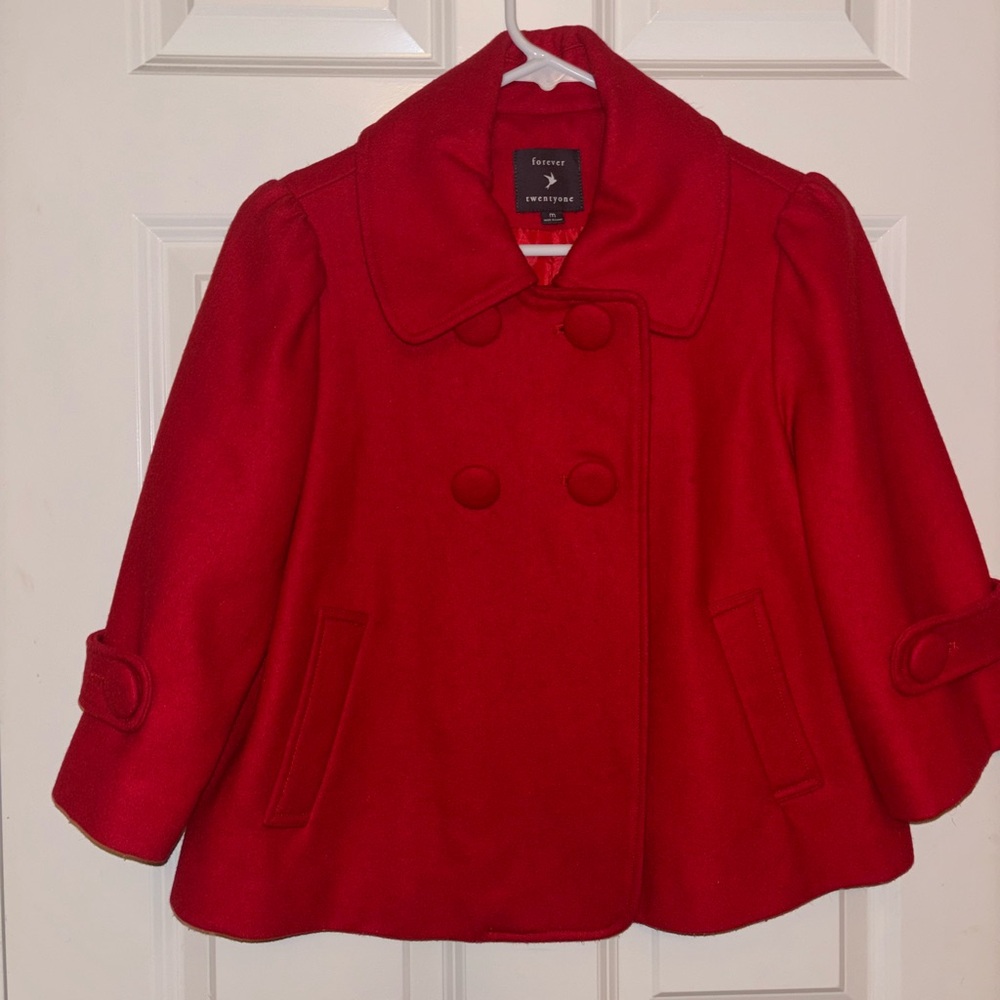 Retro cropped jacket by Forever 21